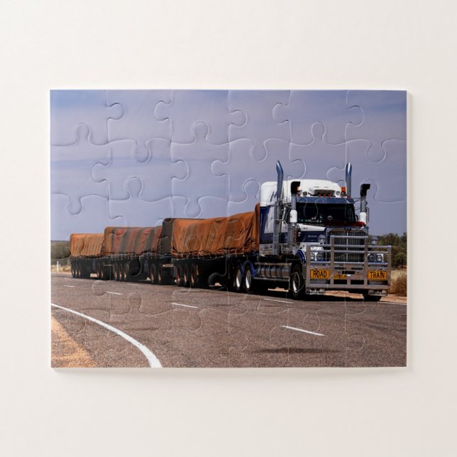 Puzzle Route Truck Australia Lasseter Highway (Horizontal)