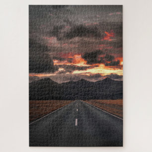 Puzzle Route vers Mountain Sunset