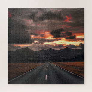 Puzzle Route vers Mountain Sunset