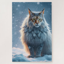 Puzzle Royal Arctic Lynx Cat