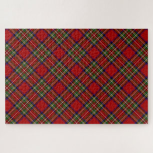 Puzzle Royal Stewart Tartan Plaid Motif