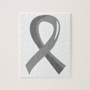 Puzzle Ruban gris 3 de cancer du cerveau