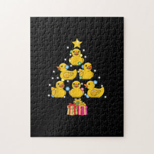 Puzzle Rubber Duck Christmas Tree Duckie Quack Christmas