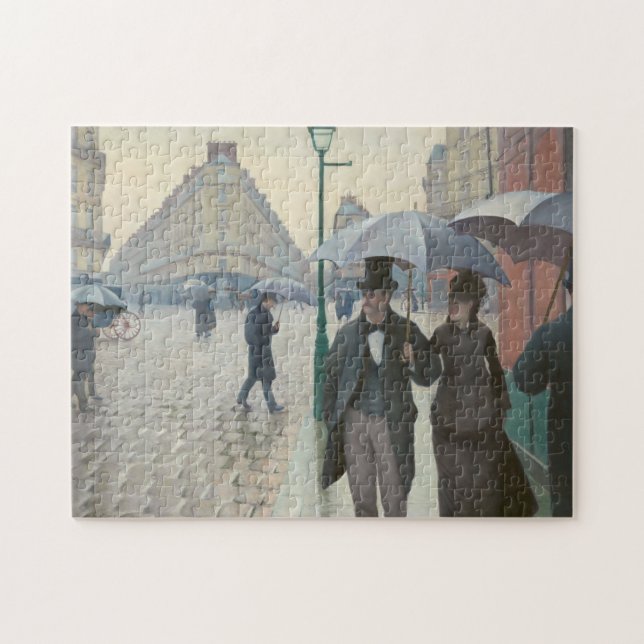 Puzzle Rue de Paris ; Jour pluvieux par Caillebotte (Horizontal)