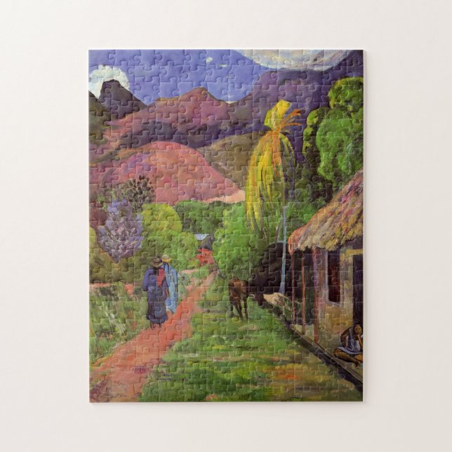 Puzzle Rue de Tahiti - Paul Gauguin (Vertical)