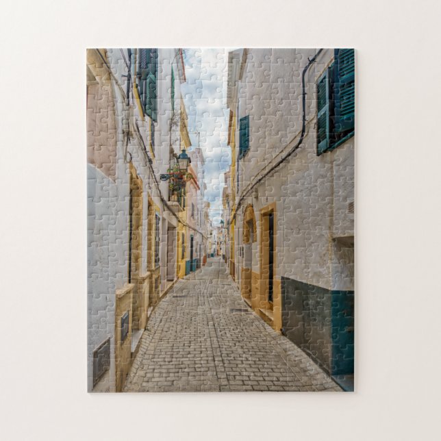 Puzzle Rue étroite à Ciutadella - Menorca, Espagne (Vertical)