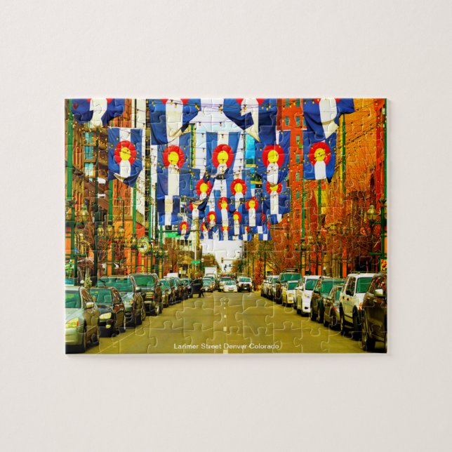 Puzzle Rue Larimer Denver Colorado (Horizontal)