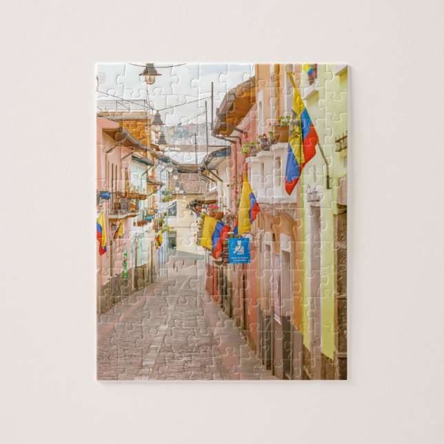 Puzzle Rue Quito Equateur de Ronda de La (Vertical)