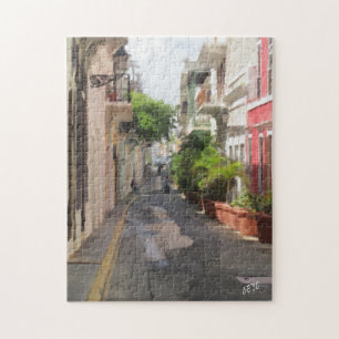Puzzle Rue tranquille de San Juan Porto Rico