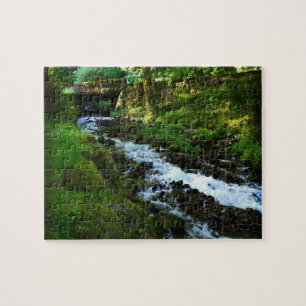 Puzzle Runoff de Wahkeena Falls, Oregon