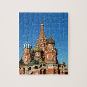 Puzzle Russe de Moscou de carré rouge de cathédrale de