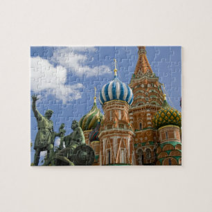 Puzzle Russie, Moscou, Place Rouge. St. Basil's 3