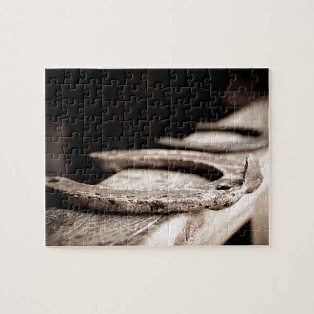 Puzzle Rustique western Horseshoe Country Life (Horizontal)