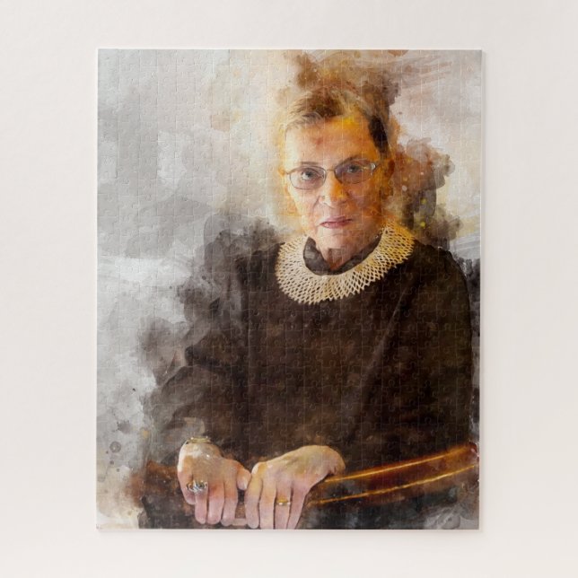 Puzzle Ruth Bader Ginsburg avec le juge Robe Portrait (Vertical)