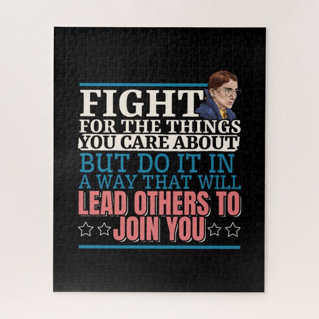 Puzzle Ruth Bader Ginsburg Diriger d'autres à vous rejoin (Vertical)