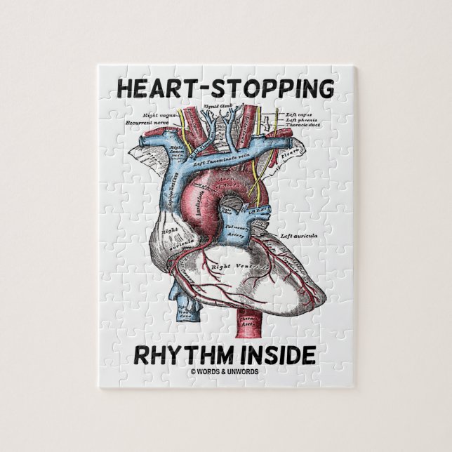 Puzzle Rythme terrifiant à l'intérieur de coeur (Vertical)