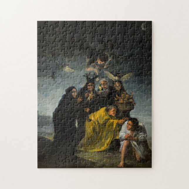 Puzzle Sabbat des sorcières, Las Brujas par Francisco de  (Vertical)