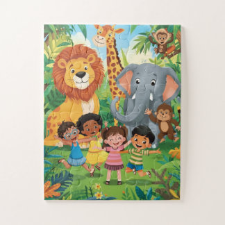 Puzzle Safari Adventure: Meet the Wild Friends