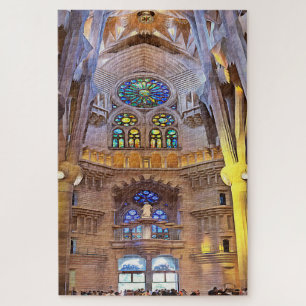 Puzzle Sagrada Familia. Intérieur. Vue 24.