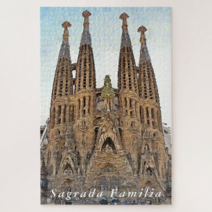 Puzzle Sagrada Familia. Vue 3.