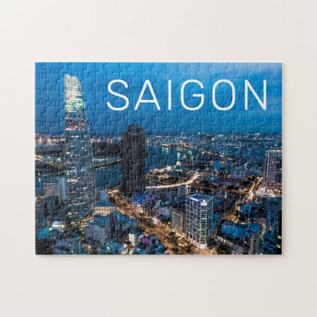 Puzzle Saigon (Ho Chi Minh Ville) HCMC Vietnam Holiday (Horizontal)