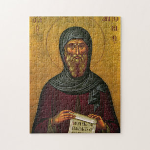 Puzzle Saint Antoine la grande icône chrétienne orthodoxe