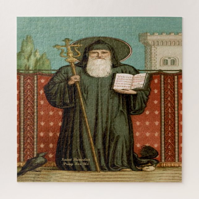 Puzzle Saint Benedict of Nursia (Vertical)