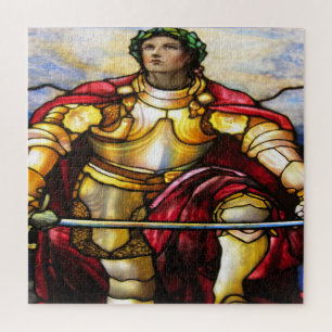 Puzzle Saint Michael vitrail art, Héros bibliques