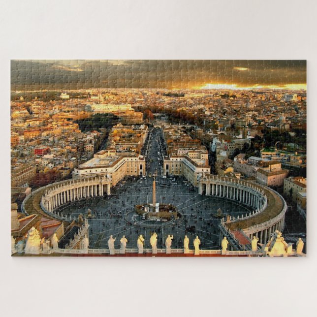 Puzzle Saint Pierre du Vatican Carré (Horizontal)