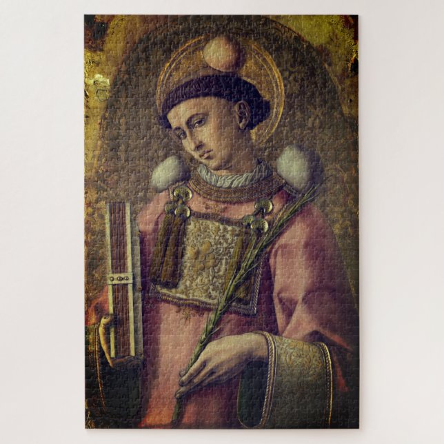 Puzzle Saint Stephen (par Carlo Crivelli, 1476) (Vertical)