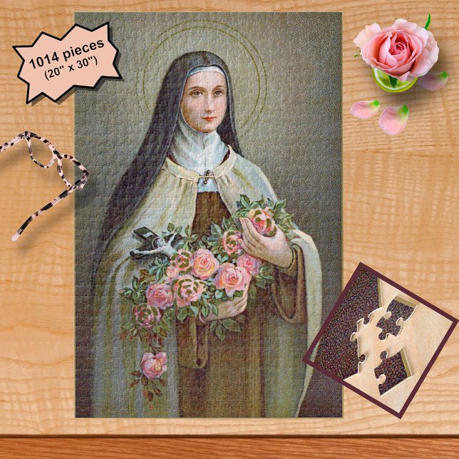 Puzzle Saint-Thérèse de Lisieux la Petite Fleur (BJE 01) (Créateur téléchargé)