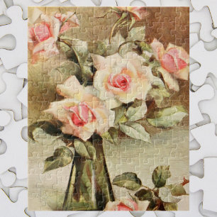 Puzzle Saint-Valentin d'amour romantique Roses roses