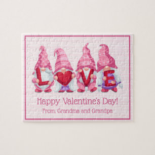 Puzzle Saint Valentin Gnomes