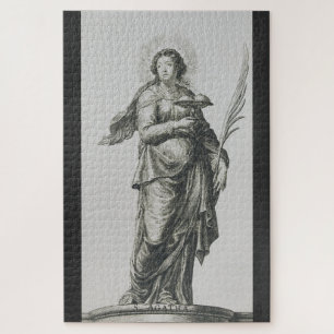 Puzzle Sainte Agathe de Sicile Grâce Volcanique Art