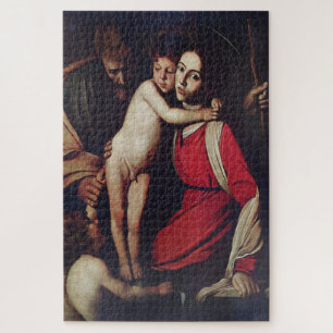 Puzzle Sainte Famille avec Saint Jean le Baptiste - Carav
