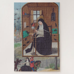 Puzzle Sainte Gertrude de Helfta par Simon Bening