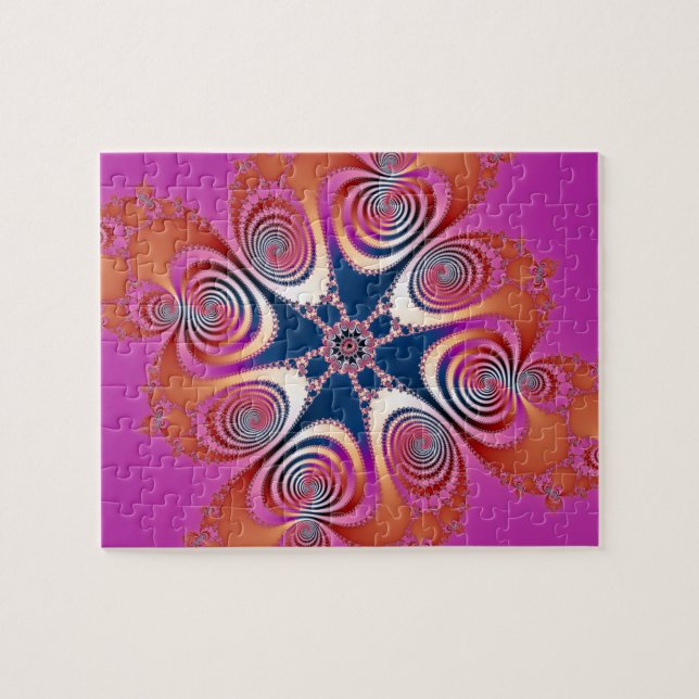 Puzzle Salamander - Art Fractal (Horizontal)