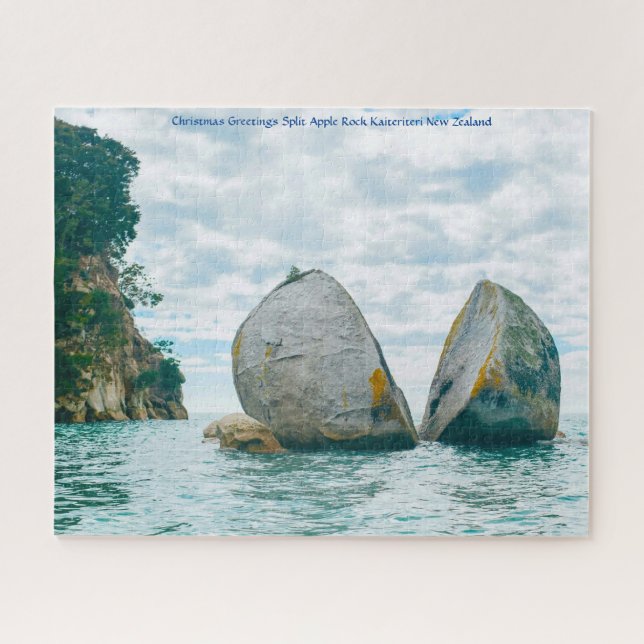 Puzzle Salutations de Noël Split Apple Rock Kaiteri (Horizontal)