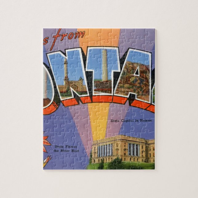 Puzzle Salutations Du Montana (Vertical)