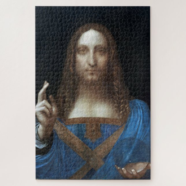 Puzzle Salvator Mundi, Jésus-Christ, Léonard de Vinci (Vertical)