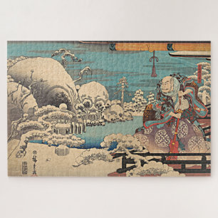 Puzzle Samurai fighting death