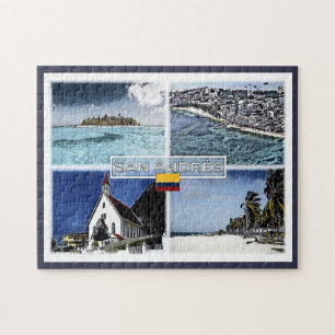 Puzzle San Andres - Colombie - Mosaic -