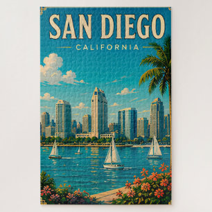 Puzzle 🌊 San Diego Californie Vues de la ville côtière