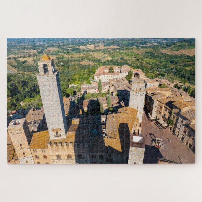 Puzzle San Gimignano du ciel, Toscane (Horizontal)
