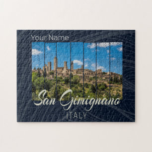 Puzzle San Gimignano Toscane Italie Vinatge Vue panoramiq