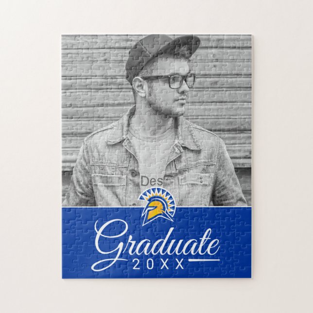 Puzzle San Jose State Spartans Graduate (Vertical)