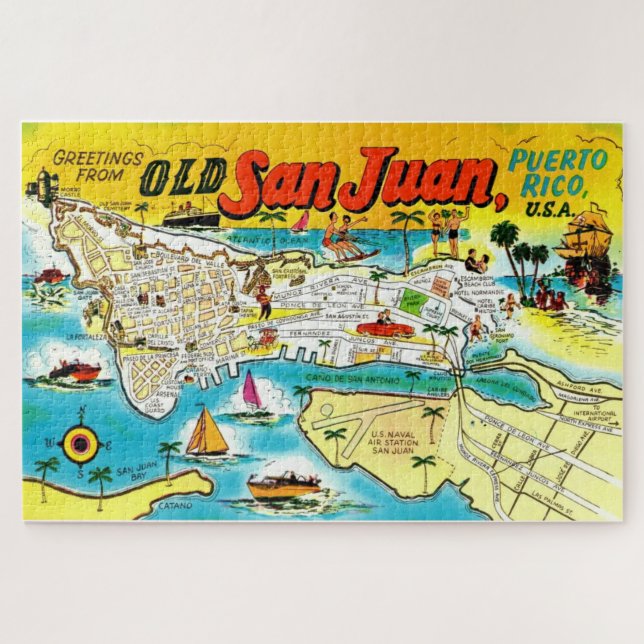 Puzzle San Juan Porto Rico (Horizontal)