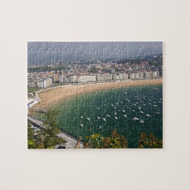 Puzzle San Sebastian, Espagne. La ville basque de San (Horizontal)