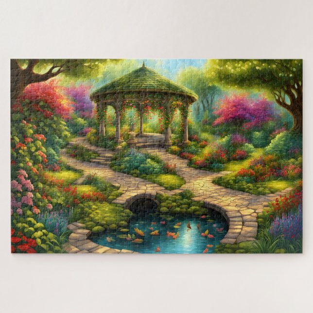 Puzzle Sanctuaire de jardin (Horizontal)