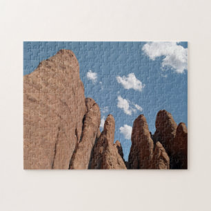 Puzzle Sandstone Fins Utah Desert Photo